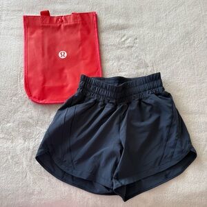Lululemon Track That 5” Mid rise Navy Shorts